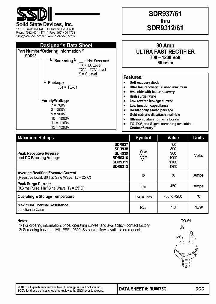 SDR937-61_1311761.PDF Datasheet