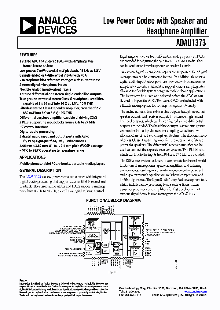ADAU1373BCBZ-R7_1312162.PDF Datasheet