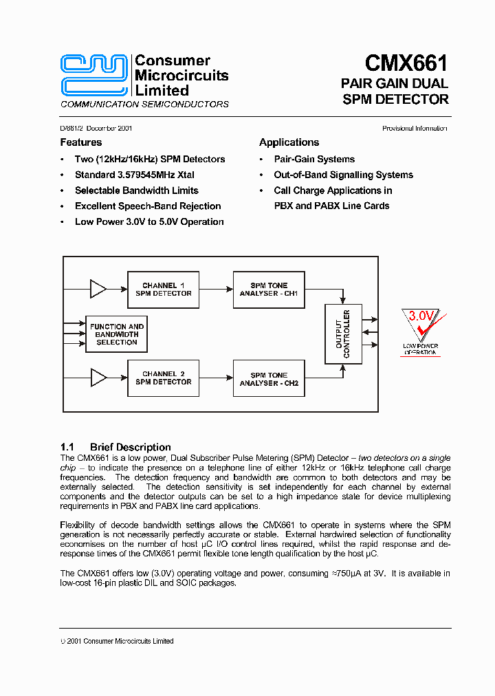 CMX661_1318272.PDF Datasheet