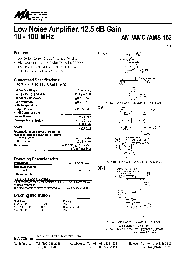 AMC-162_780121.PDF Datasheet