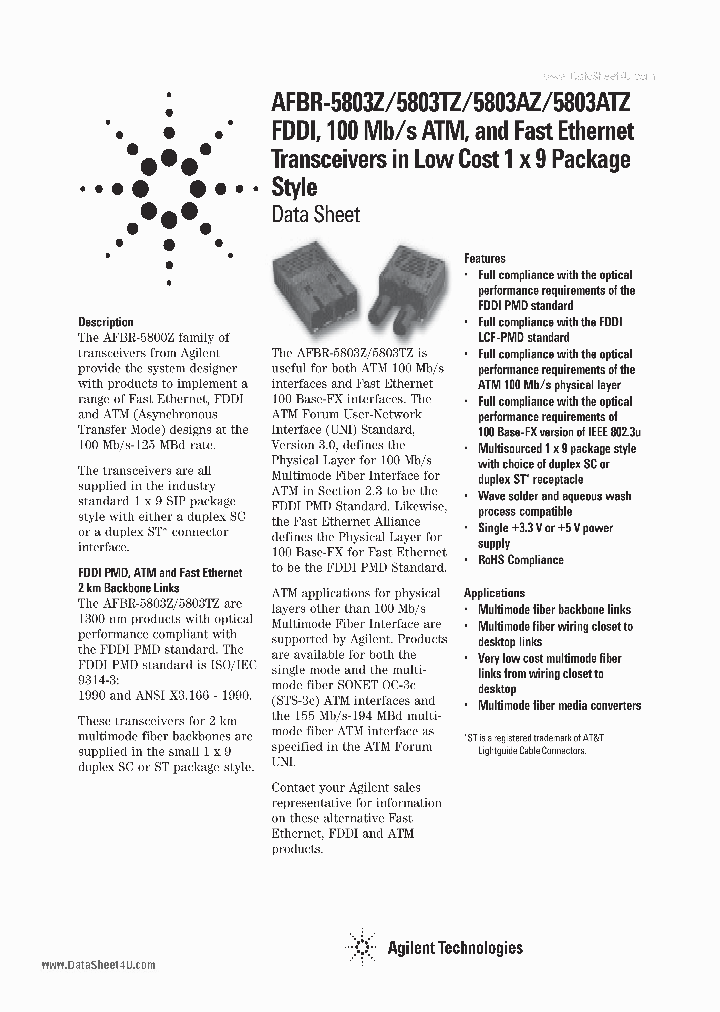 AFBR-5803AZ_933871.PDF Datasheet