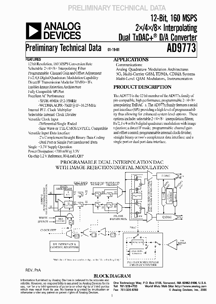 AD9773AST_1318588.PDF Datasheet
