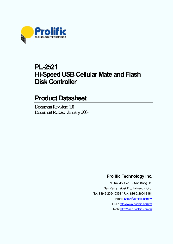PL-2521_779811.PDF Datasheet