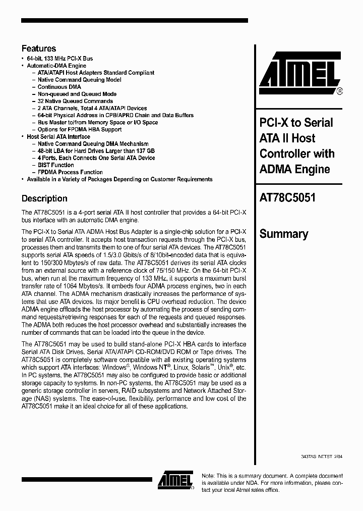 AT78C5051_1316760.PDF Datasheet