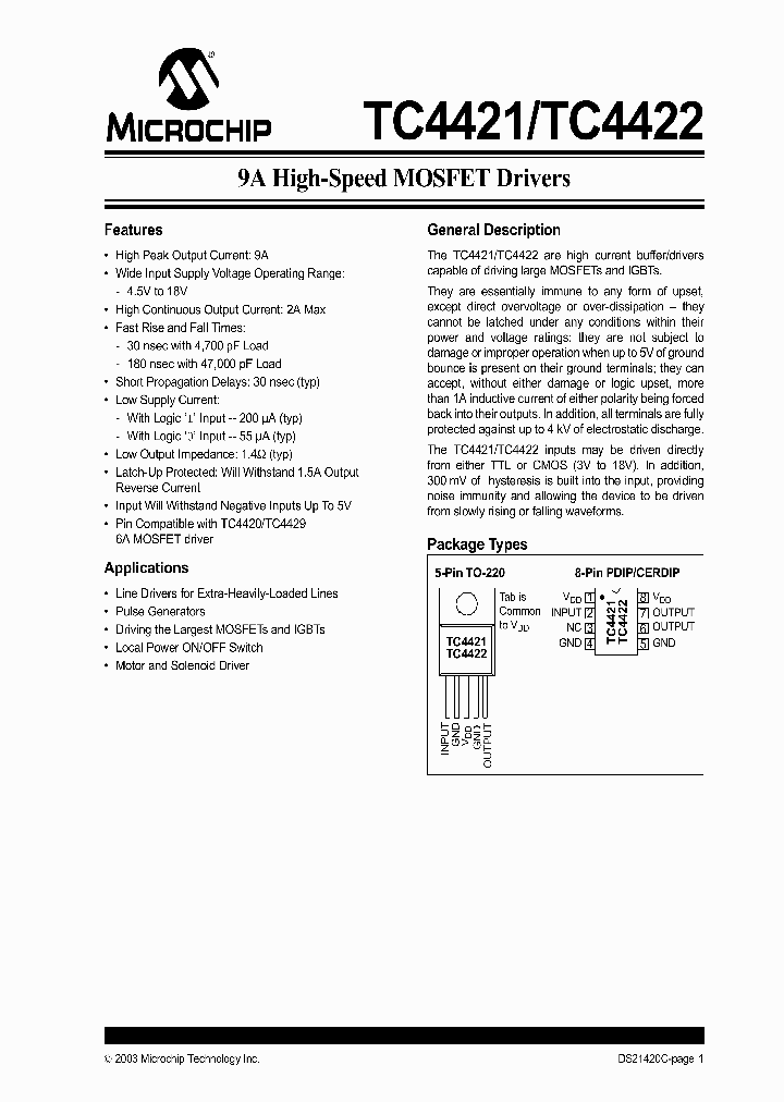 TC4422_1318911.PDF Datasheet