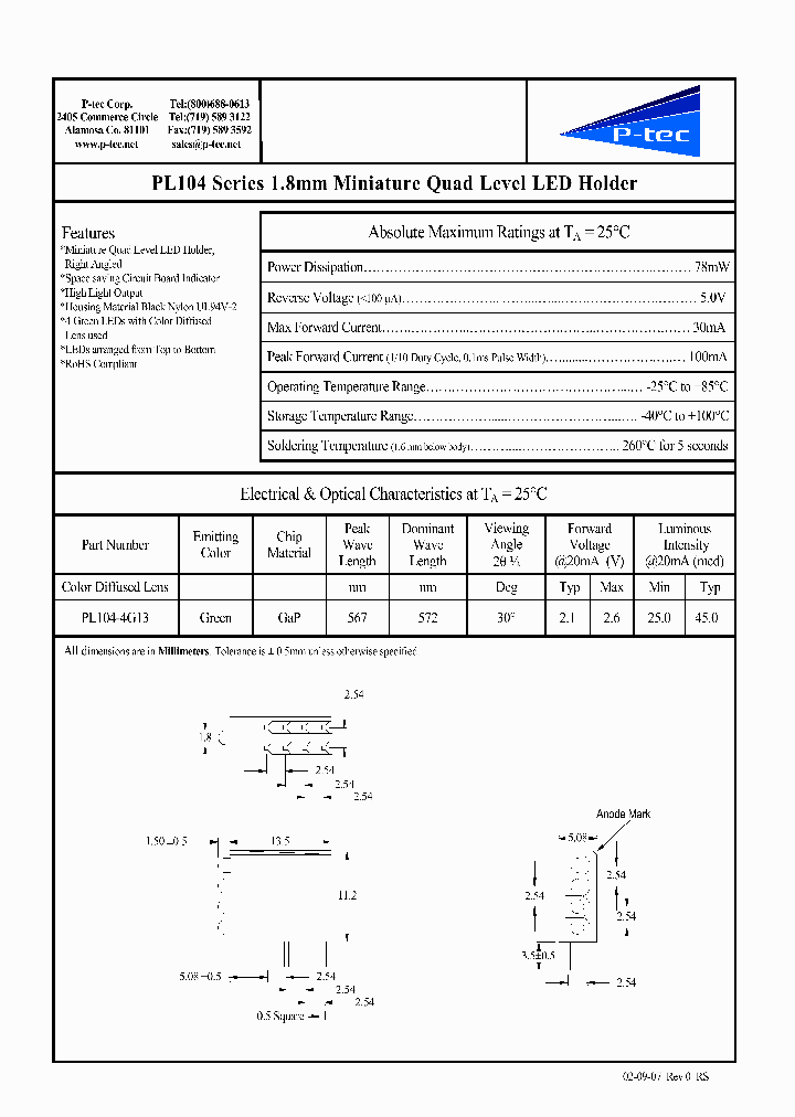 PL104-4G13_1320131.PDF Datasheet