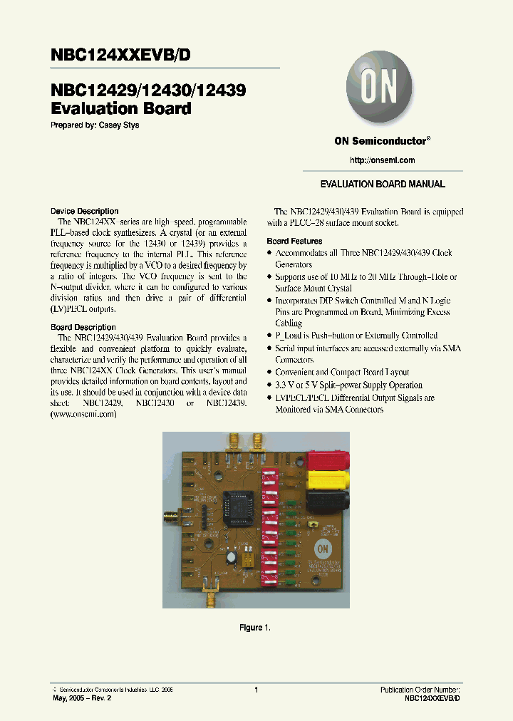 NBC124XXEVB_781558.PDF Datasheet