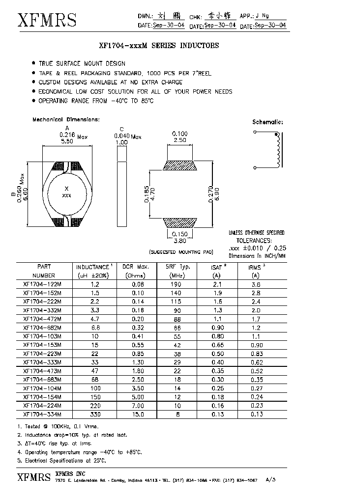 XF1704-332M_1320672.PDF Datasheet