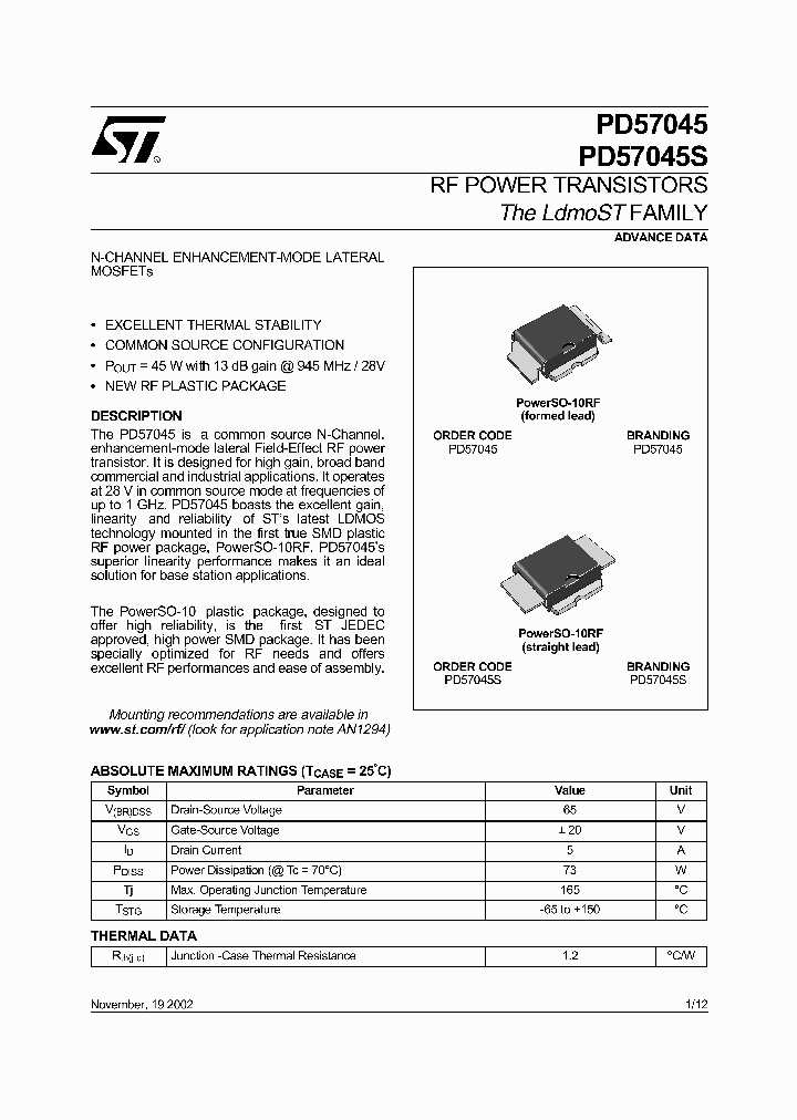PD57045S_1320652.PDF Datasheet