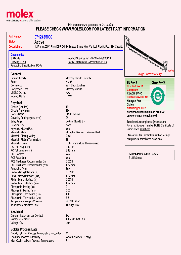 71243-5000_1326589.PDF Datasheet