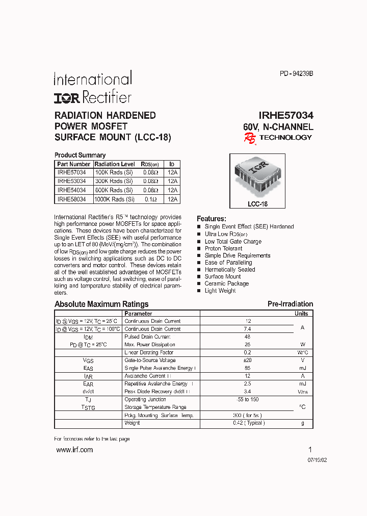 IRHE57034_1319613.PDF Datasheet