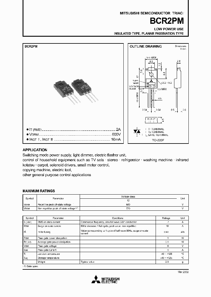 BCR2PM-8_1321593.PDF Datasheet