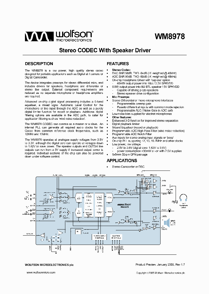 WM8978GEFLV_782345.PDF Datasheet
