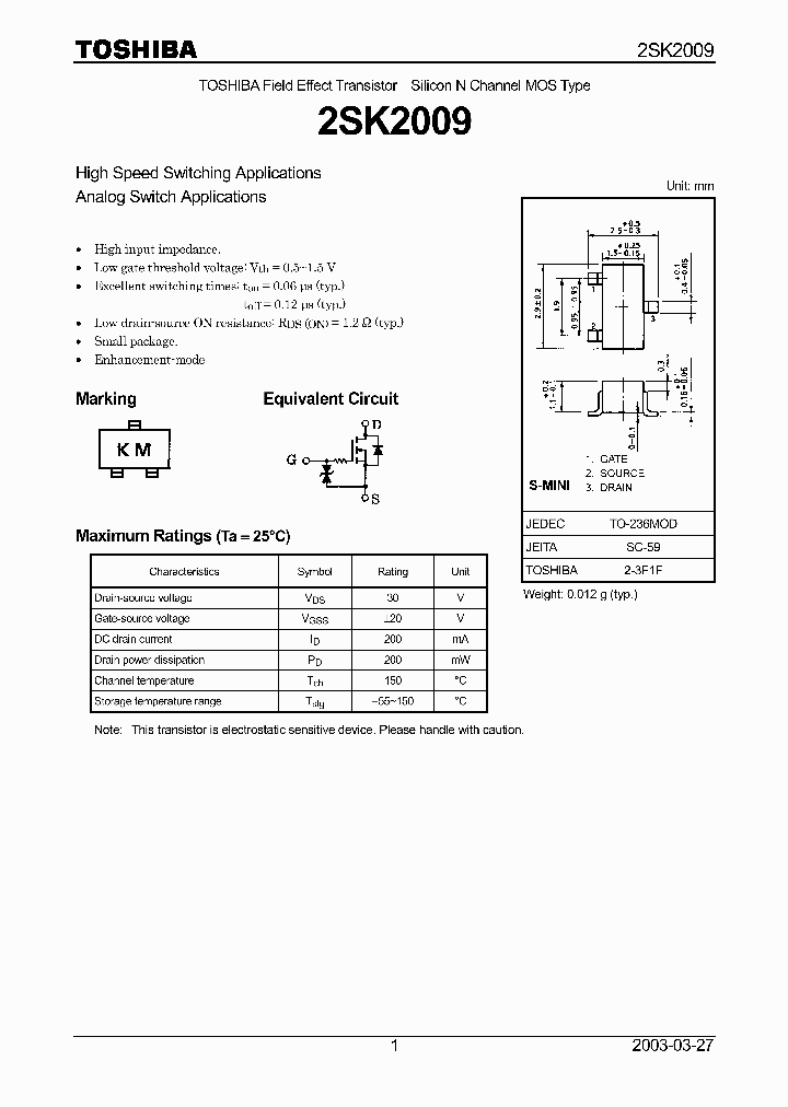 2SK2009_1319995.PDF Datasheet