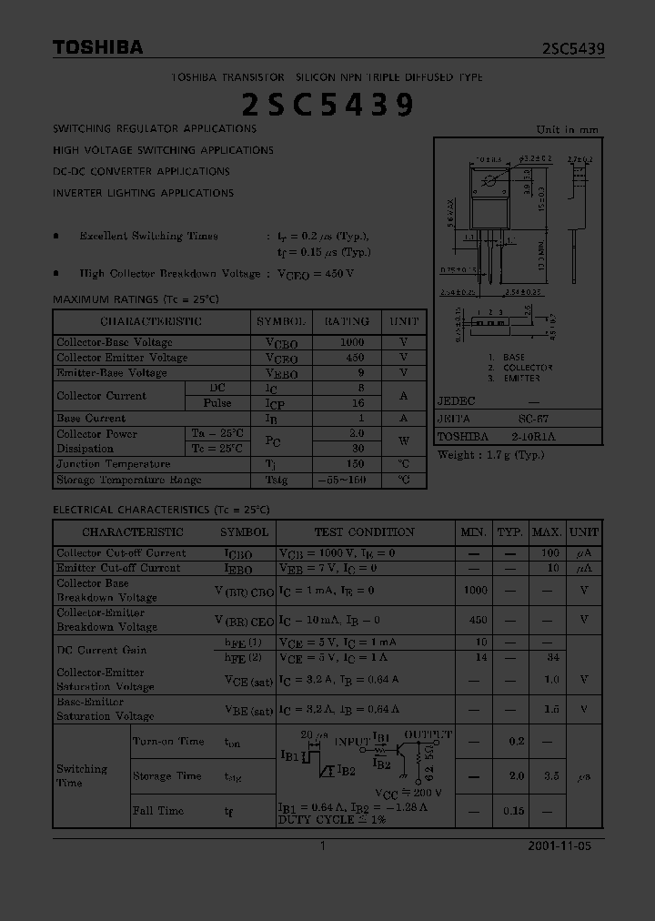 2SC5439_1320529.PDF Datasheet