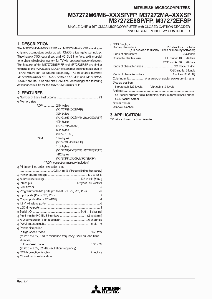 M37272M6-205SP_1324010.PDF Datasheet