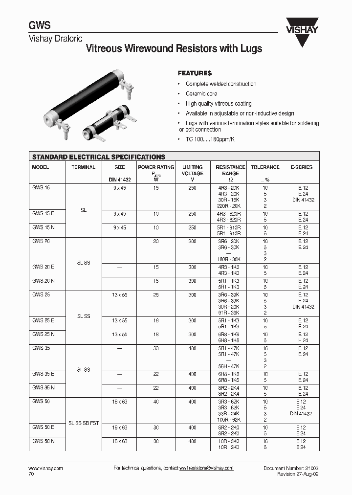 GWS_1323690.PDF Datasheet
