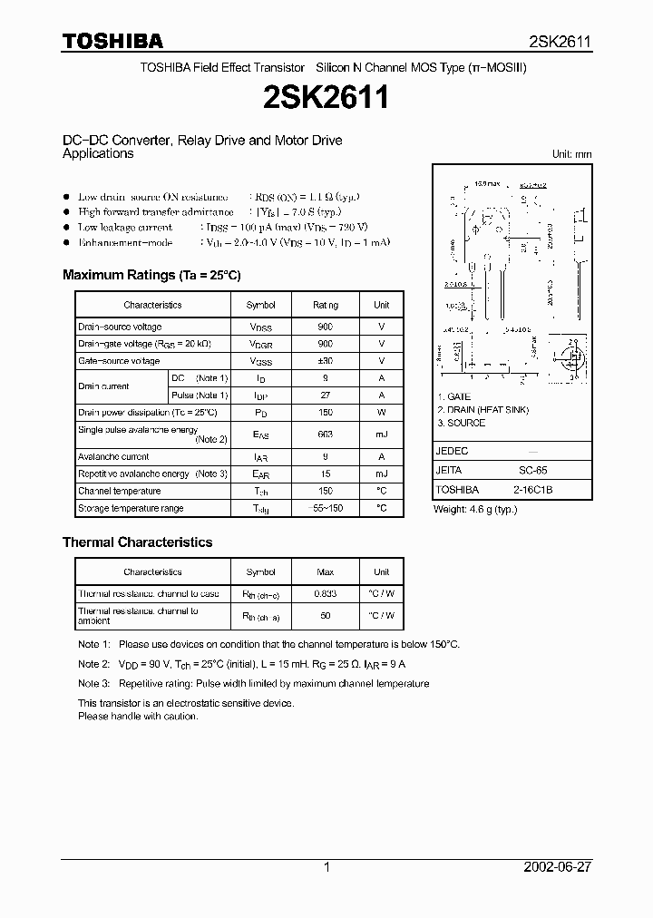 2SK2611_1332255.PDF Datasheet