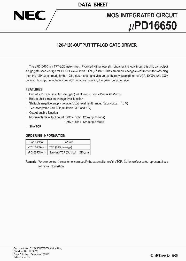 UPD16650N-051_1334109.PDF Datasheet