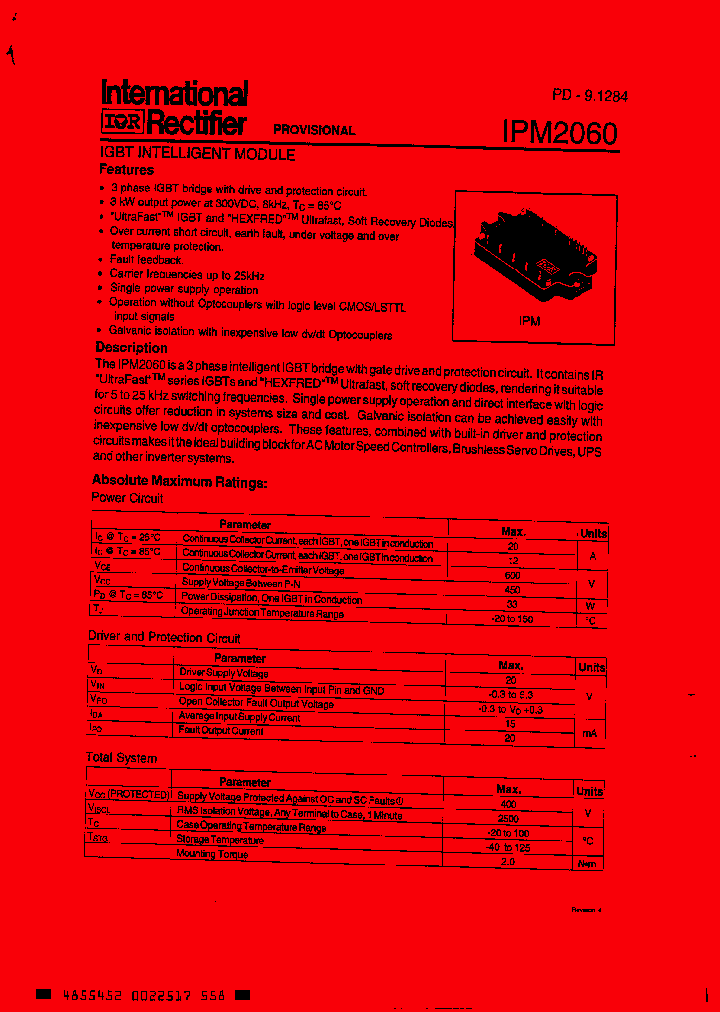 IPM2060_783490.PDF Datasheet