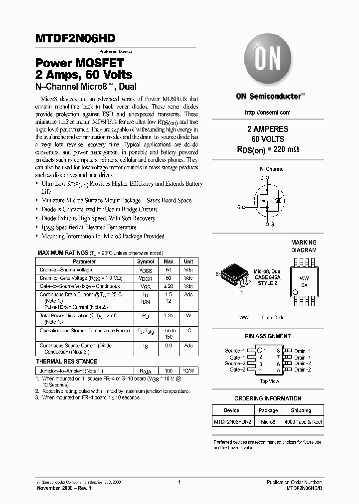 MTDF2N06HD-D_1328153.PDF Datasheet