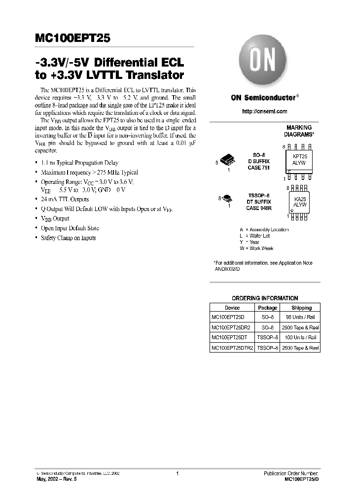 MC100EPT25-D_1351665.PDF Datasheet