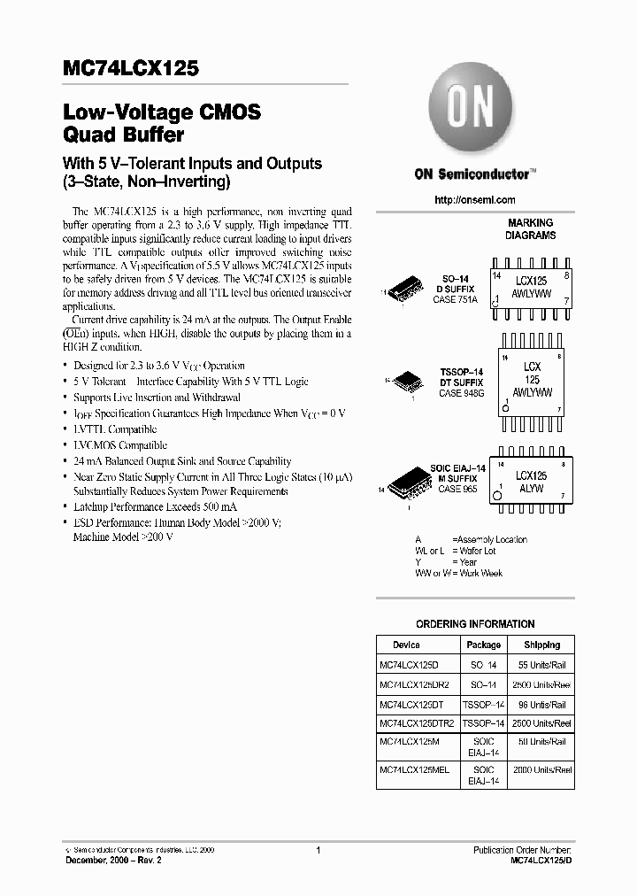 MC74LCX125-D_1351674.PDF Datasheet