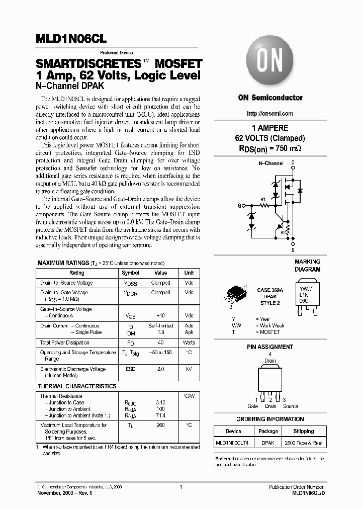 MLD1N06CL-D_1353588.PDF Datasheet