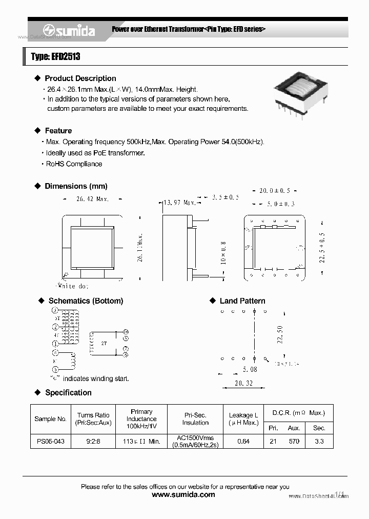 EFD2513_936620.PDF Datasheet