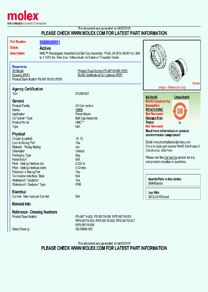 58866-0001_1338973.PDF Datasheet
