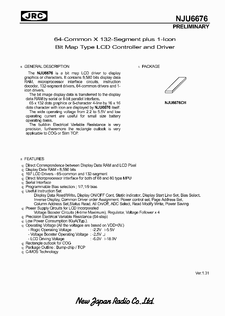 NJU6676CH_1339603.PDF Datasheet