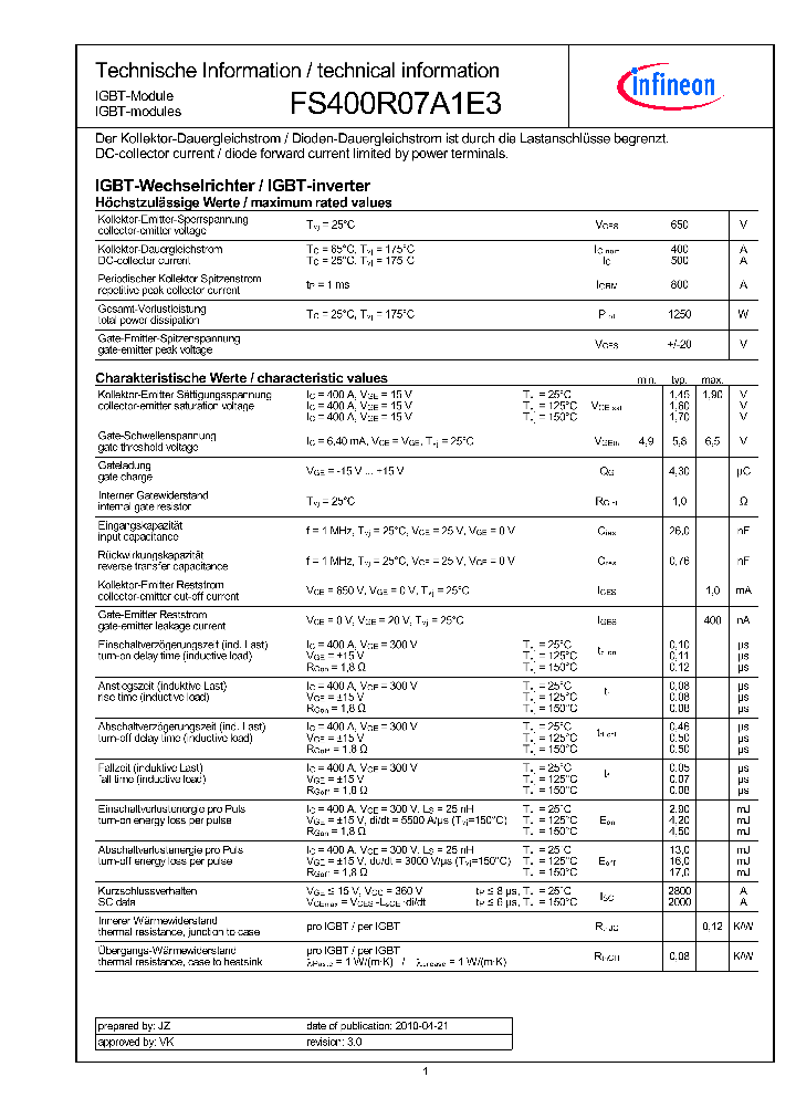 FS400R07A1E3_1340211.PDF Datasheet