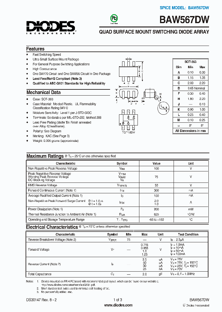BAW567DW-7-F_1342613.PDF Datasheet