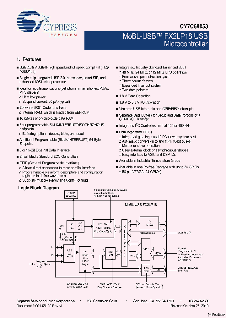 CY7C68053-56BAXI_1343138.PDF Datasheet