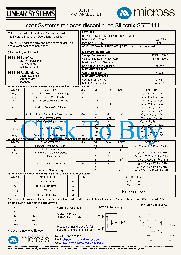 SST5114_932781.PDF Datasheet