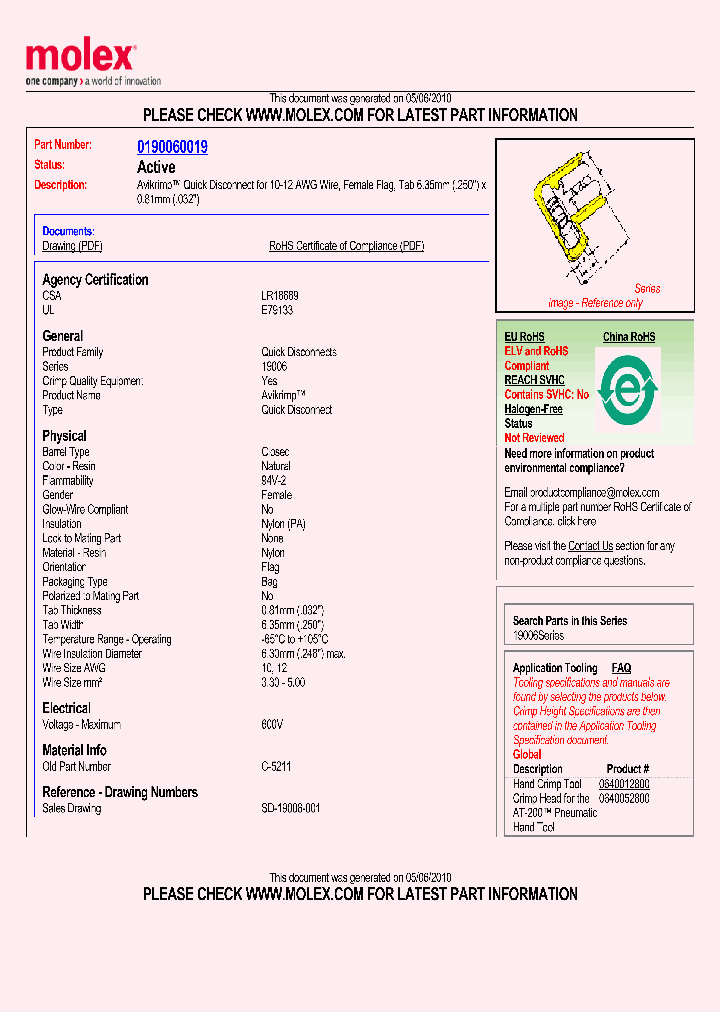 0190060019_1345327.PDF Datasheet