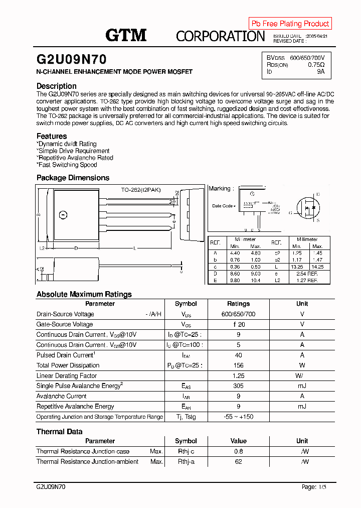 G2U09N70_1345709.PDF Datasheet