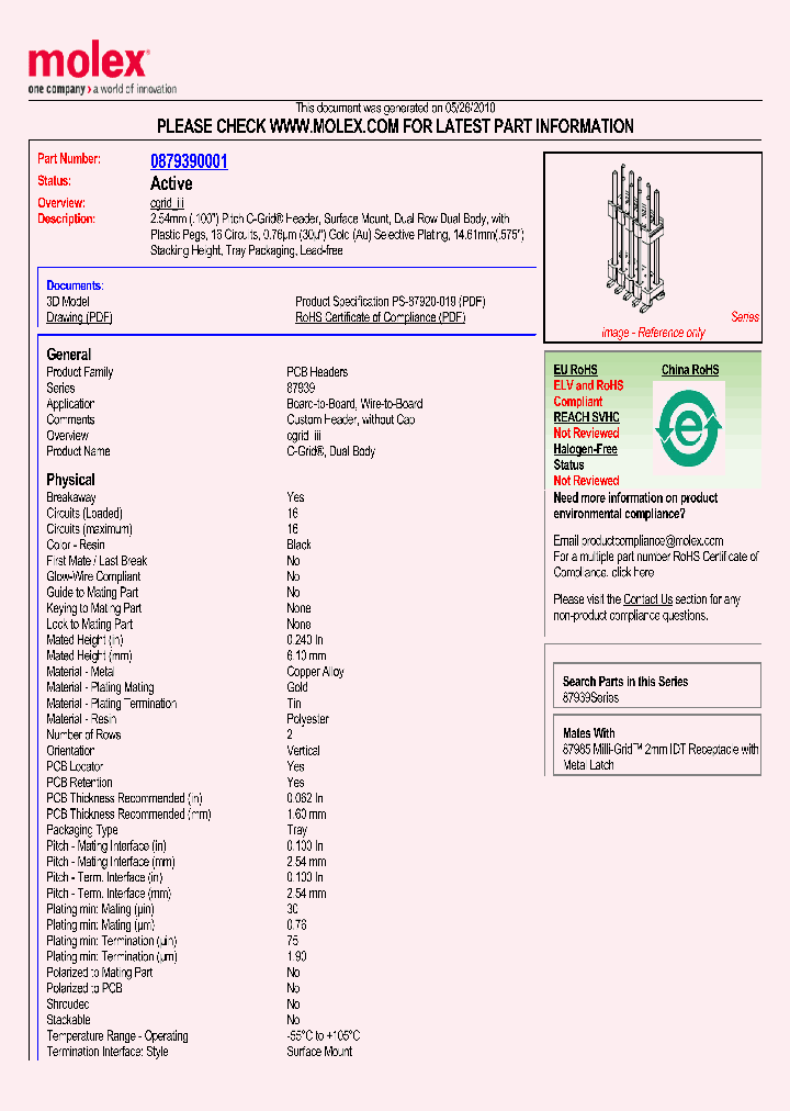 87939-0001_1346369.PDF Datasheet