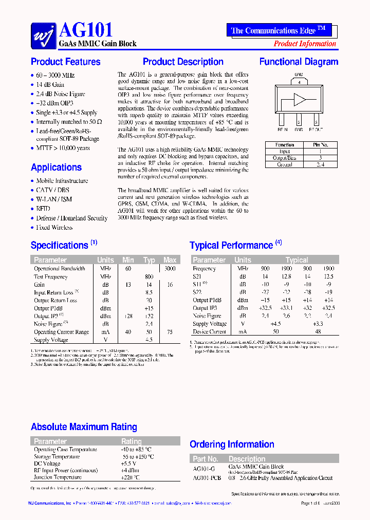 AG101_1346516.PDF Datasheet