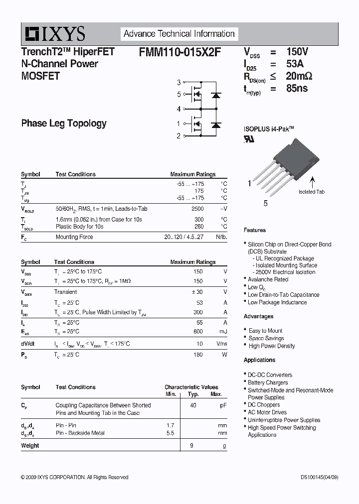 FMM110-015X2F_1352589.PDF Datasheet
