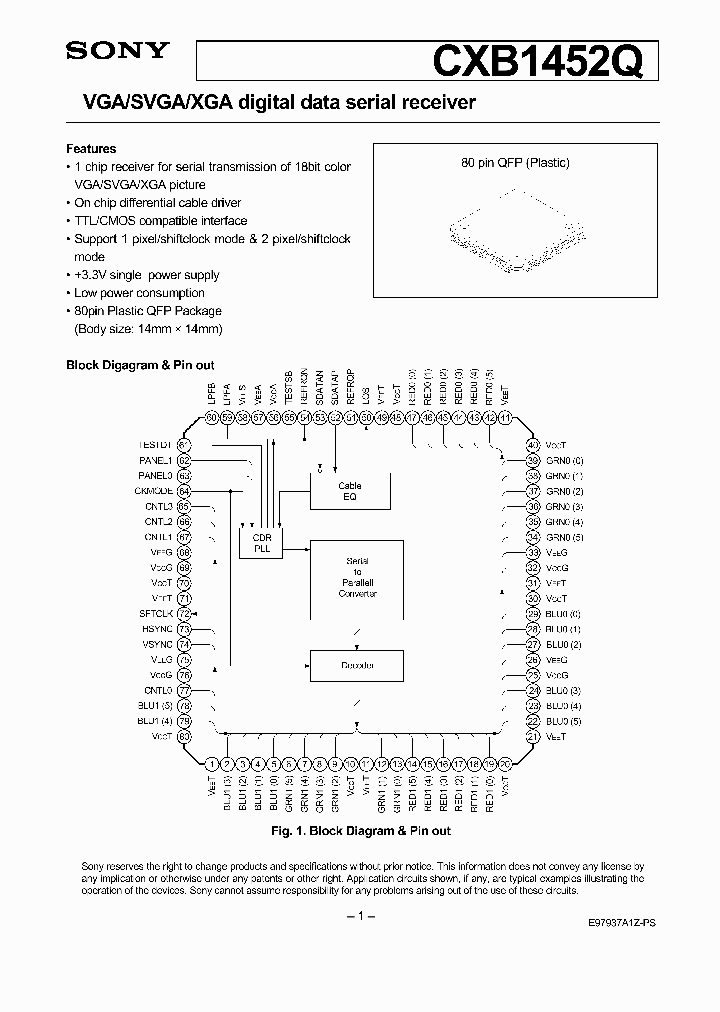 CXB1452Q_1356256.PDF Datasheet