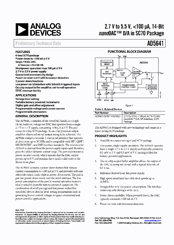 AD5641AKSZ-REEL_1356957.PDF Datasheet