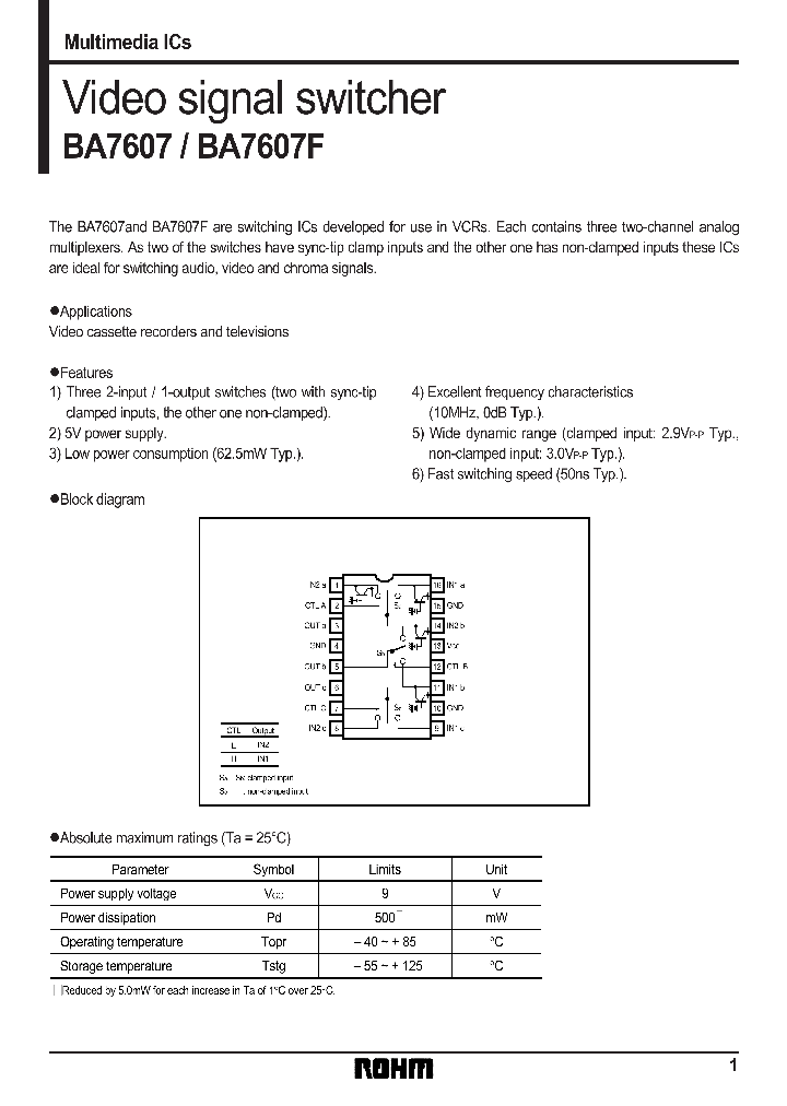 BA7607F_1357395.PDF Datasheet