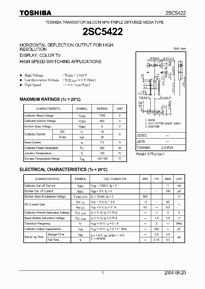 2SC5422_1358179.PDF Datasheet