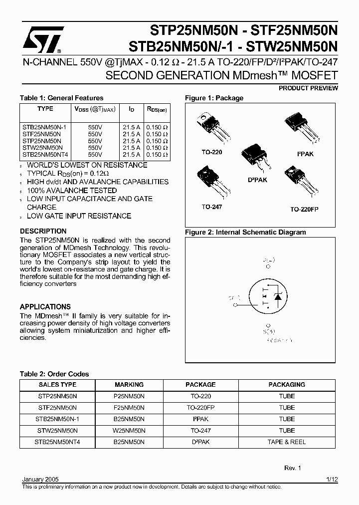 STB25NM50N_1358523.PDF Datasheet