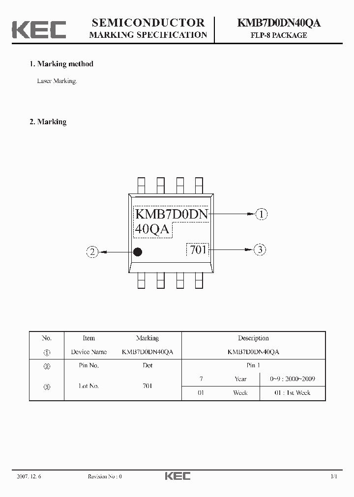 KMB7D0DN40QA_1364689.PDF Datasheet