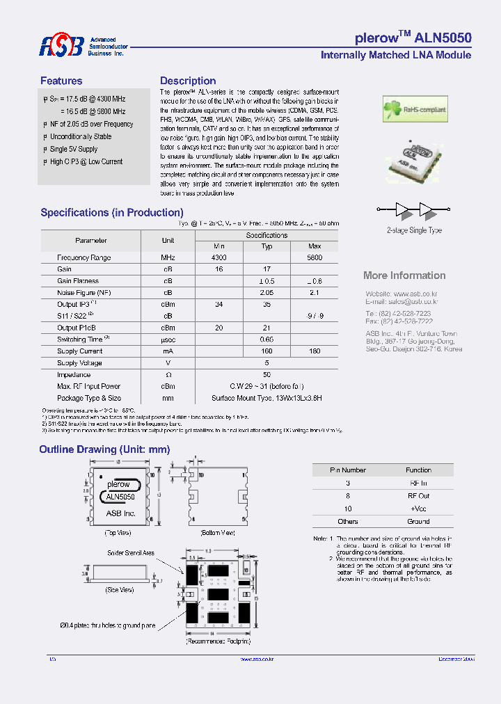 ALN5050_1361409.PDF Datasheet