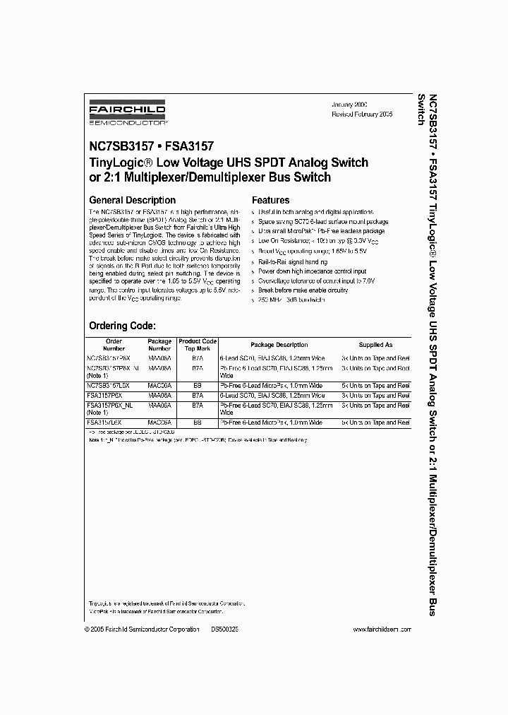 FSA3157P6XNL_1359612.PDF Datasheet