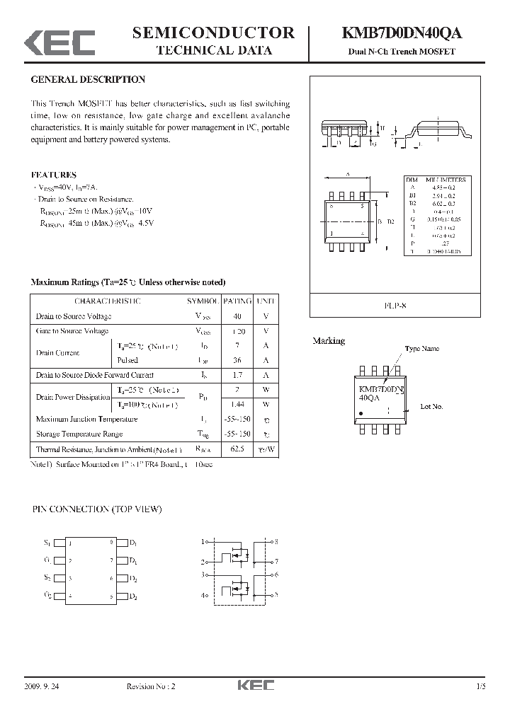 KMB7D0DN40QA09_1364691.PDF Datasheet