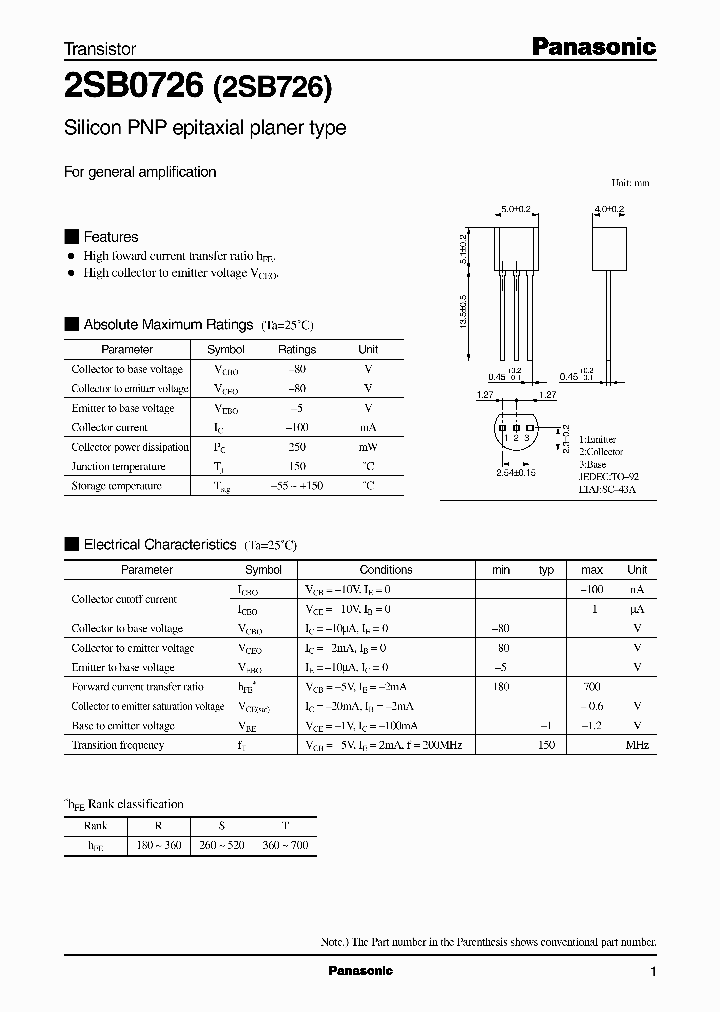2SB726R_799437.PDF Datasheet
